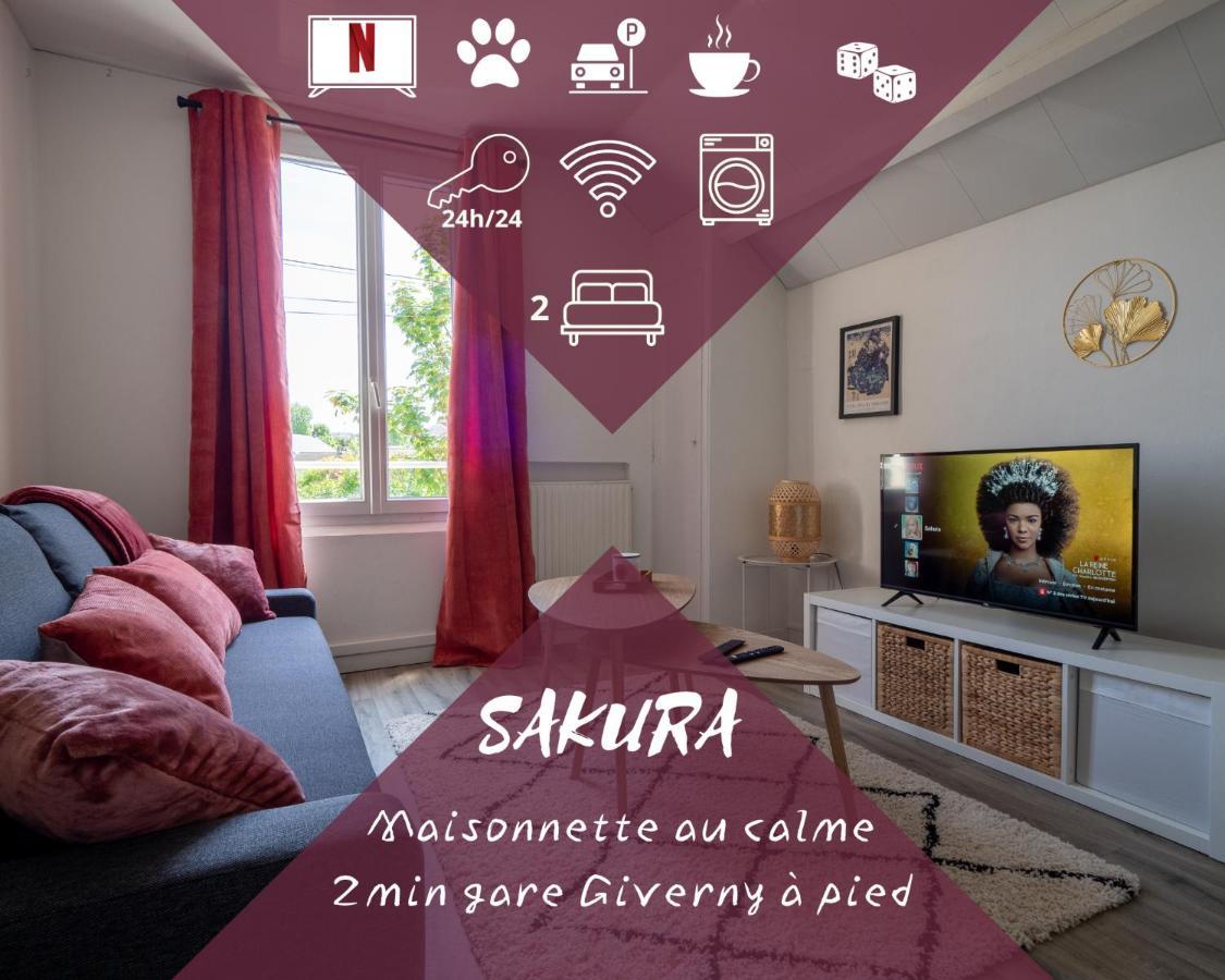 弗农Sakura -Maisonnette Gare Giverny别墅 外观 照片